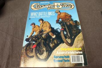 Classic Bike feb 1990 WWII BSA M20 Norton16H Matchless G3L beschikbaar voor biedingen