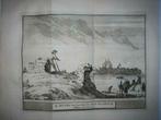 20 / Haarlem  Assumburg  Kopergravure 1736, Antiek en Kunst, Ophalen of Verzenden
