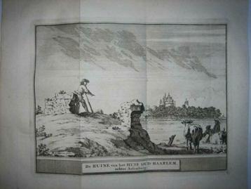20 / Haarlem  Assumburg  Kopergravure 1736 beschikbaar voor biedingen