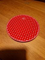 ONTBIJTBORD 🍄 GREENGATE ROOD MET WITTE STIPPEN POLKADOT, Ophalen of Verzenden, Glas, Overige stijlen, Bord(en)