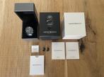 Emporio Armani Connected Hybrid smartwatch, Ophalen, Zwart, Traptreden, Zo goed als nieuw