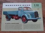 Oude Mercedes L 321 Franstalige vrachtwagen folder, Boeken, Ophalen of Verzenden, Zo goed als nieuw