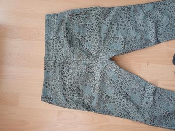 Street one low waist slim fit stretch 42/32 (L) blauwgroen  beschikbaar voor biedingen