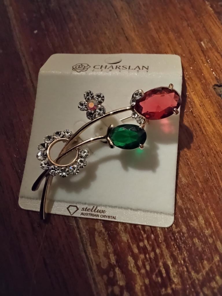 Nieuwe Charslan broche, Overige materialen, 4 tot 7 cm, Nieuw, Ophalen of Verzenden