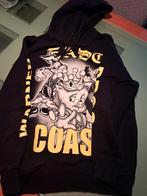 Bershka - zwarte hoody met opdruk, Zwart, Ophalen of Verzenden, Zo goed als nieuw, Bershka