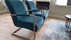 2 blauwe fauteuils van Eijerkamp in goede staat!, Stof, 75 tot 100 cm, Zo goed als nieuw, 50 tot 75 cm