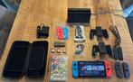 Nintendo Switch OLED (nieuwe versie) plus 4 spellen, Met games, Met 2 controllers, Zo goed als nieuw, Switch OLED