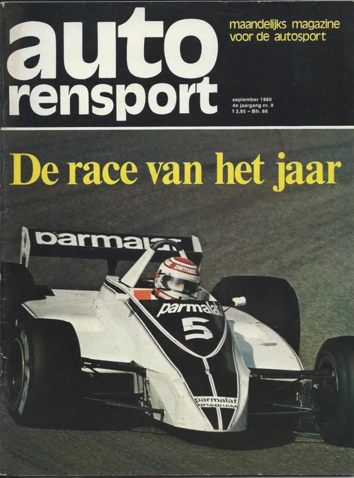 Autorensport 9 1980 : Ford Escort MK3 - Saab 900 EMS - Audi, Boeken, Auto's | Folders en Tijdschriften, Gelezen, Algemeen, Ophalen of Verzenden