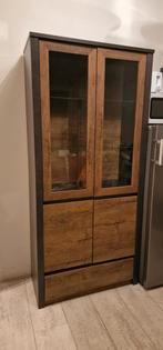 Mooie vitrinekast - 90x42,5x197cm, Huis en Inrichting, Kasten | Vitrinekasten, Ophalen