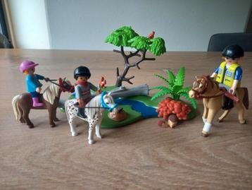 Playmobil Ponyrijdles - 6947 COMPLEET  beschikbaar voor biedingen