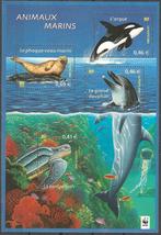 FRANKRIJK 2002 Zeedieren Blokje, Michel: B-28, Postfris., Verzenden, Postfris, Dier of Natuur