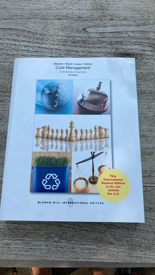 Cost Management - Blocher, Stout etc, Boeken, Studieboeken en Cursussen, Zo goed als nieuw, HBO, Beta, Ophalen of Verzenden