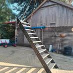 Stalen trap buitentrap, Doe-het-zelf en Verbouw, Ladders en Trappen, Ophalen, Zo goed als nieuw, 2 tot 4 meter
