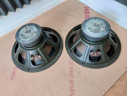 Vintage Philips AD12100/W8 speakers in nette staat, Audio, Tv en Foto, Luidsprekers, Gebruikt, Front, Rear of Stereo speakers