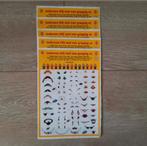 5x vel grappige stickertjes stickers ei Paasei versieren, Ophalen of Verzenden, Nieuw