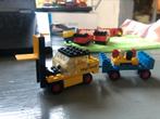 Lego vorkheftruck met aanhangwagen, Complete set, Gebruikt, Ophalen of Verzenden, Lego