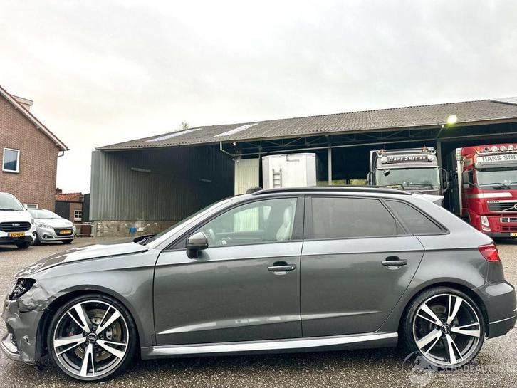Audi RS3 Sportback 2.5 TFSI 400pk aut + f1 quattro - pano -, Auto diversen, Schadeauto's, Audi, Automaat, Benzine, Hatchback, Zilver of Grijs