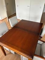 Kersenhouten Eettafel + 4 Stoelen, Huis en Inrichting, Tafels | Eettafels, Ophalen, 150 tot 200 cm, Zo goed als nieuw, Kersenhout