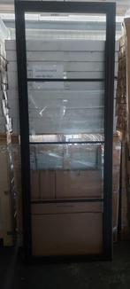 Stalen Scharnierdeur - 4 vaks - Helder glas - linksdraaiend, 80 tot 100 cm, 215 cm of meer, Binnendeur, Schoorgras 20