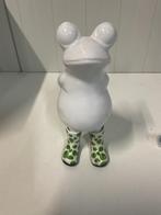 Aardewerk kikker met regen laarzen zeer mooi beeld, Ophalen, Zo goed als nieuw