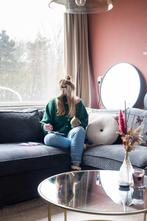 Woood bank thomas grijs, Ophalen, 250 tot 300 cm, Gebruikt, 125 tot 150 cm