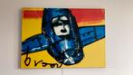 Herman Brood “Vliegtuig”, Antiek en Kunst, Kunst | Schilderijen | Modern, Ophalen of Verzenden
