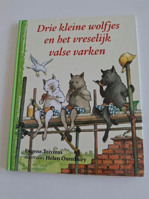 Drie kleine wolfjes en het vreselijke valse varken, Boeken, Prentenboeken en Plaatjesalbums, Zo goed als nieuw, Ophalen of Verzenden