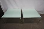 Salontafel, salontafels | 70x70, Huis en Inrichting, Tafels | Salontafels, Gebruikt, 50 tot 100 cm, Glas, Minder dan 50 cm