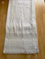 Witte gordijn 4.72 breed en 2 meter lengte, Huis en Inrichting, Stoffering | Gordijnen en Lamellen, Gebruikt, 200 cm of meer, Wit