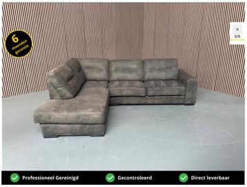 GRATIS LEVERING Hoekbank Antraciet 285x215 REFURBISHED beschikbaar voor biedingen
