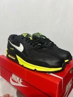 ALS NIEUW! Maat 45,5 - Nike Air Max 90 Black Hot Lime, Verzenden, Zwart, Nike, Nike