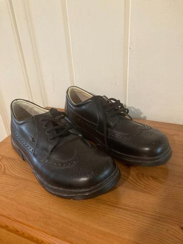 Nette zwarte leren heren schoenen van Well Walk, maat 44 beschikbaar voor biedingen