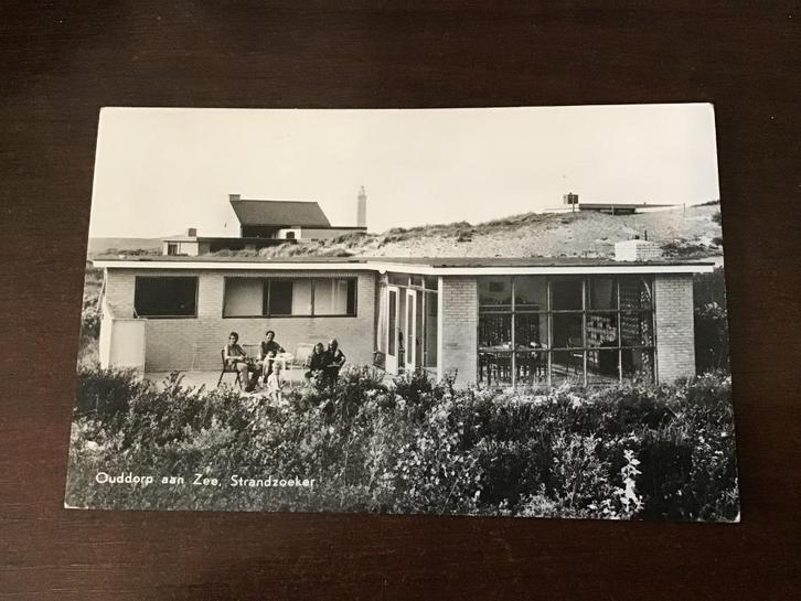 Ouddorp vakantiehuisje de Strandzoeker met vuurtoren    257, Verzamelen, Ansichtkaarten | Nederland, Ongelopen, Zuid-Holland, 1960 tot 1980