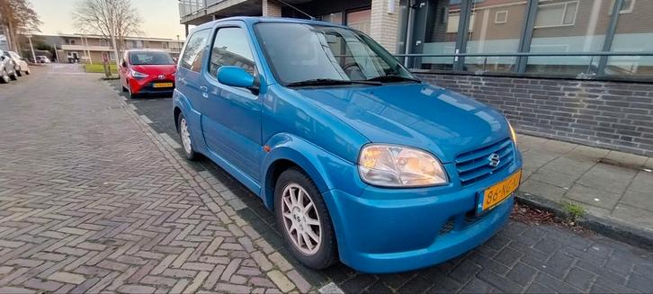 Suzuki Ignis 1.5 3D 2003 Blauw, Auto's, Suzuki, Particulier, Ignis, Airbags, Airconditioning, Bluetooth, Centrale vergrendeling