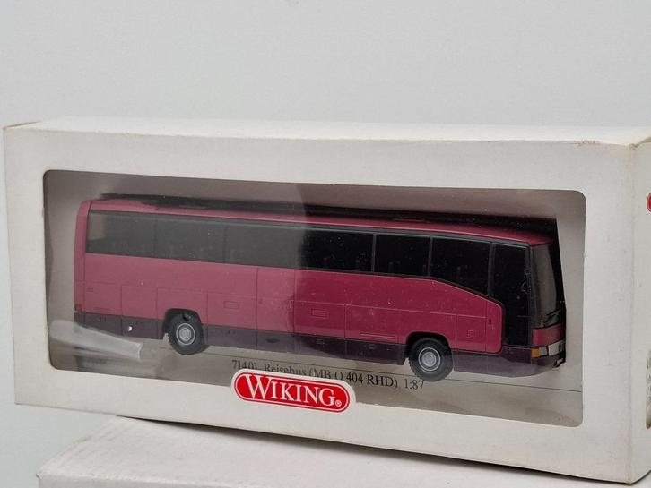 Touringcar Mercedes O404 - Wiking 1/87, Hobby en Vrije tijd, Modelauto's | 1:87, Zo goed als nieuw, Bus of Vrachtwagen, Wiking