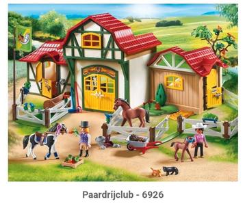 Playmobil paardrijclub 6926 beschikbaar voor biedingen