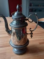Verzilverde antieke Zweedse koffiekan, Antiek en Kunst, Ophalen of Verzenden, Zilver