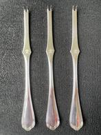 3 Christofle Spatours verzilverde kreeftenhaken/-curettes, Antiek en Kunst, Antiek | Bestek, Ophalen