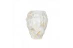 2x parelmoer mother of pearl vaas, Huis en Inrichting, Overige kleuren, Ophalen of Verzenden, Minder dan 50 cm, Glas