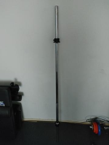 Tunturi Halterstang - 165 cm - Ø 30 mm met ABS sluiting beschikbaar voor biedingen