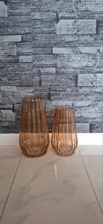 Set van 2 decoratieve vazen beschikbaar voor biedingen