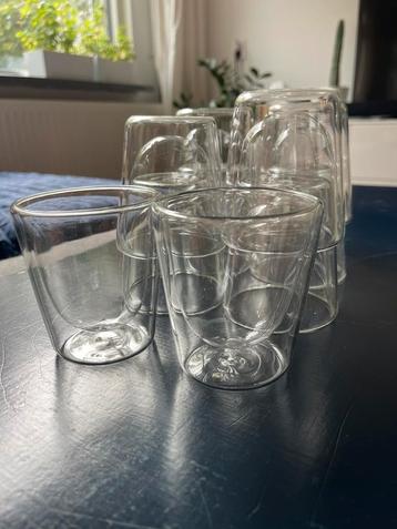 Dubbelwandige koffie glazen set van 12 beschikbaar voor biedingen
