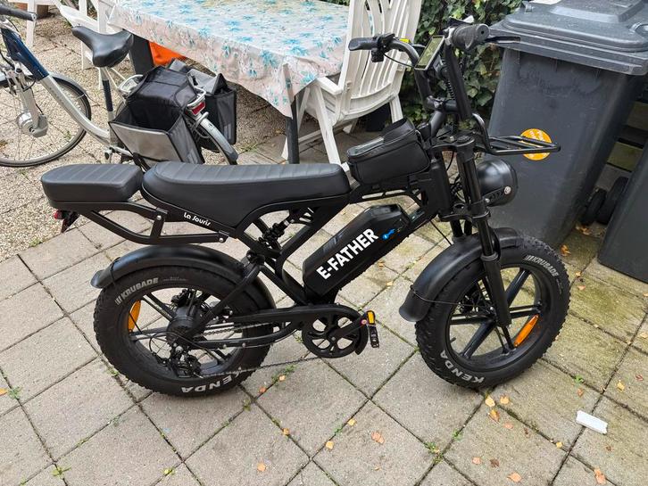 Fatbike E-Father V20 ZGAN, Fietsen en Brommers, Elektrische fietsen, Zo goed als nieuw, Overige merken, 59 cm of meer, Ophalen