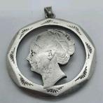 Zilveren Rijksdaalder Koningin Wilhelmina Hanger WOII, Ophalen of Verzenden