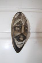 7 Houten maskers Afrika 1 zeepsteen, Ophalen of Verzenden