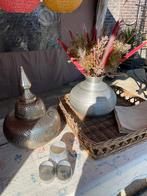 Marrakesh tafellamp met vaas, Huis en Inrichting, Lampen | Tafellampen, Ophalen, Zo goed als nieuw, Marrakesh, Metaal