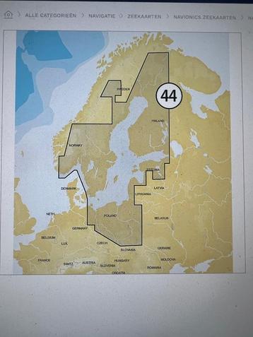 Navionics Gold XL9: 44XG Oostelijke Oostzee beschikbaar voor biedingen