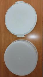Tupperware Taartdoos - Wit, Huis en Inrichting, Ophalen of Verzenden, Gebruikt, Wit, Bus of Trommel