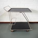 Vintage design Serveerwagen Trolley - Pilastro / Mategot, 45 tot 60 cm, Minder dan 55 cm, Metaal of Aluminium, Ophalen of Verzenden