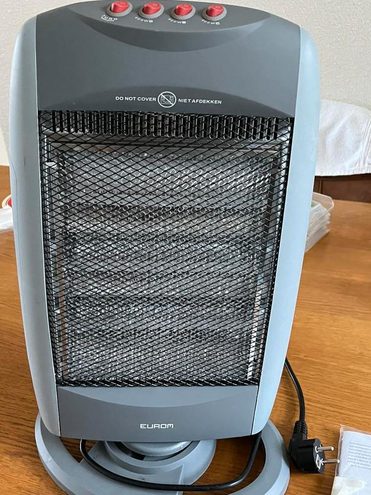 Eurom Safe-t-Shine 1200 Compact Halogeen Kachel, Huis en Inrichting, Kachels, Zo goed als nieuw, Overige soorten, Elektrisch, Ophalen of Verzenden